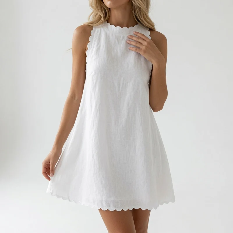 Zorélia™ — Robe évasée fluide élégance estivale