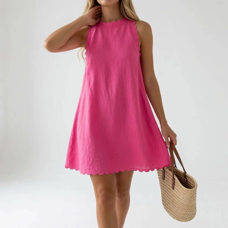 Zorélia™ — Robe évasée fluide élégance estivale