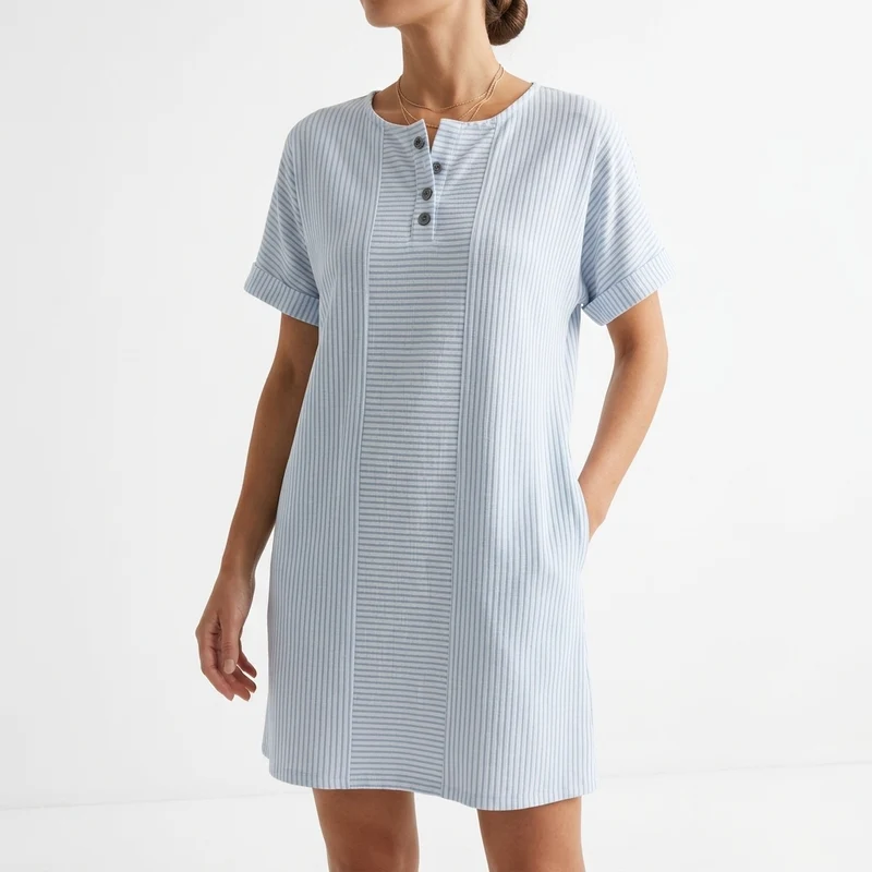 Auréssia™ — Robe chemise légère confort quotidien