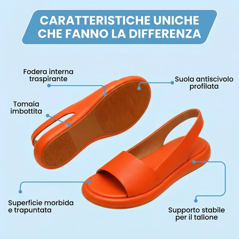 Sandales Orthopédiques Maria Confortables
