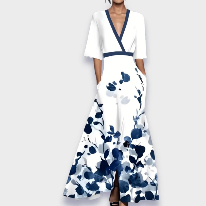 Sanne™ - Robe confortable avec des manches trois-quarts