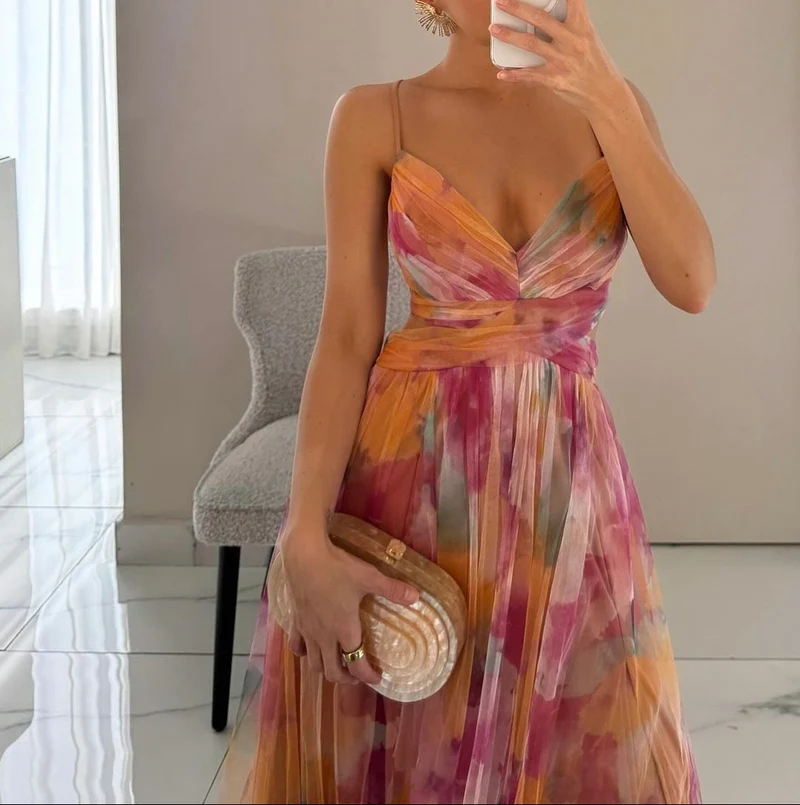 Sanne™ - Robe de Soirée Flottante et Romantique