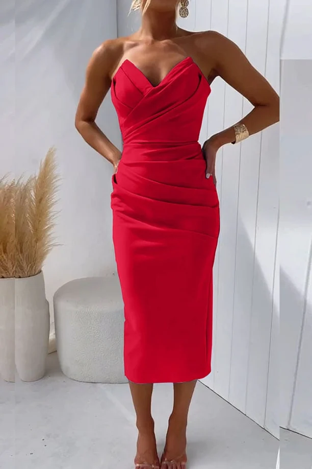 Sanne™ - Robe Drapée Flatteuse
