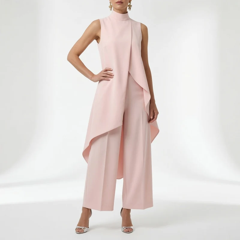 Éléssara™ — Ensemble asymétrique fluide élégance moderne