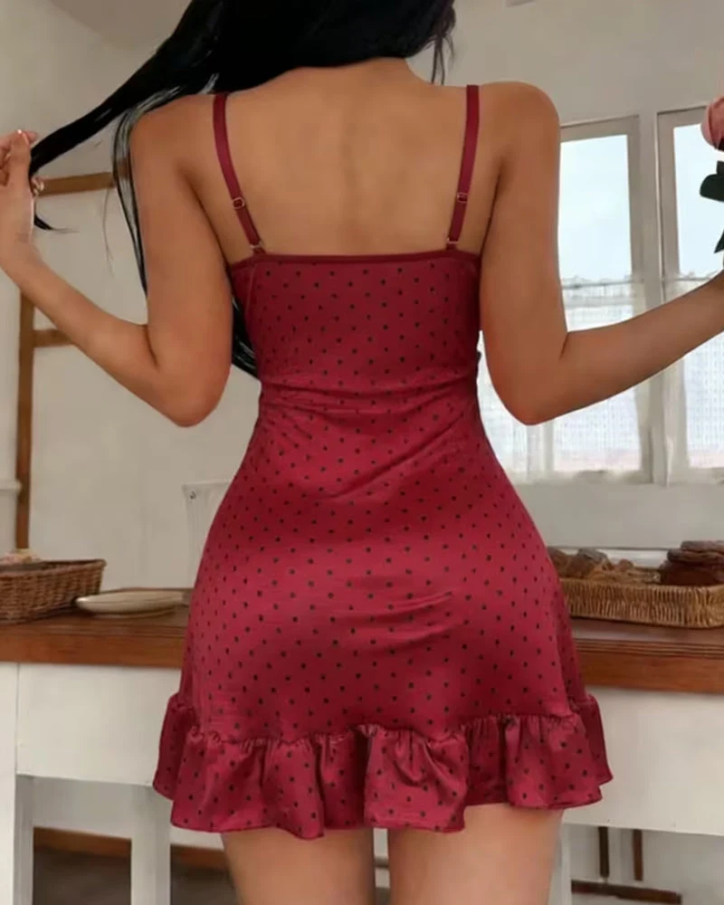 Robe Sexy Bretelles Spaghetti Nuit