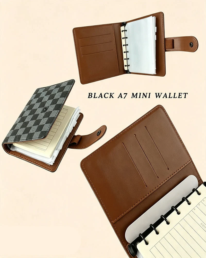 Cahier Damier Planificateur Rechargeable
