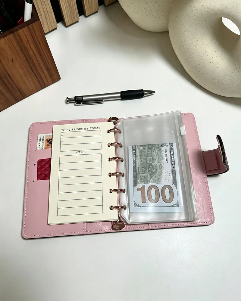 Cahier Damier Planificateur Rechargeable