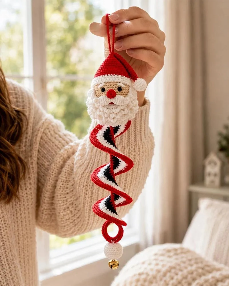 ☃️ Kit DIY Bonhomme De Neige En Spirale Au Crochet