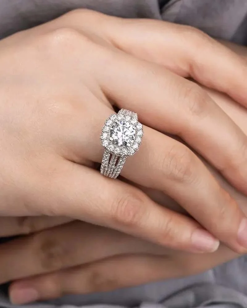 JJ CHIC Bague Full Pavé