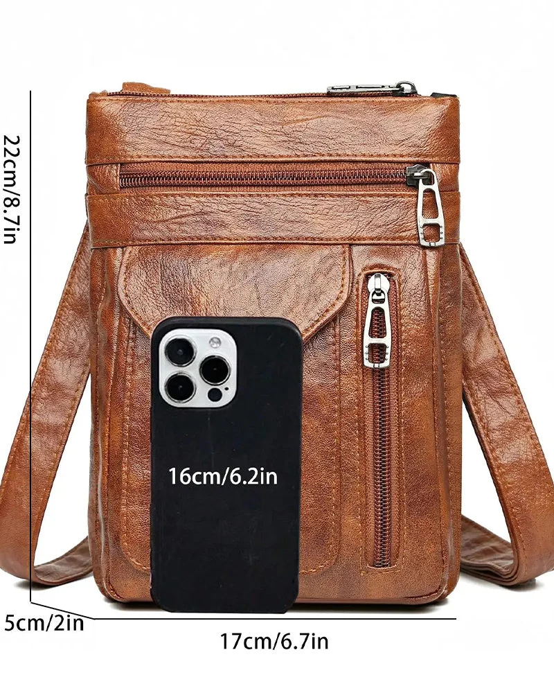 Sac Bandoulière Élégant Vintage Pour Femme