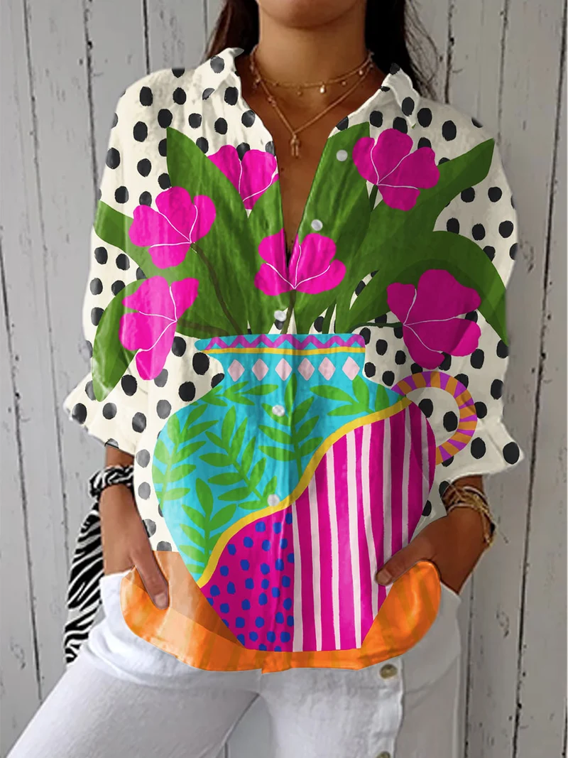 DELACROIX | Blouse Chic Boutonnée Élise