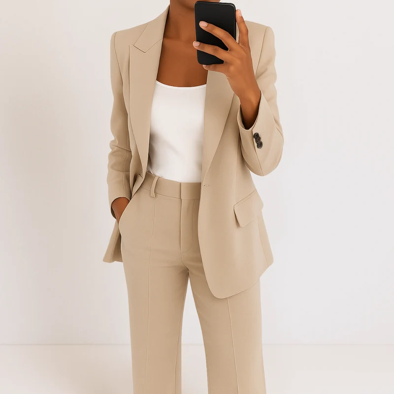 Melynda™ Élégant Ensemble de Costume Deux Pièces
