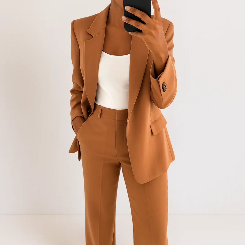 Melynda™ Élégant Ensemble de Costume Deux Pièces