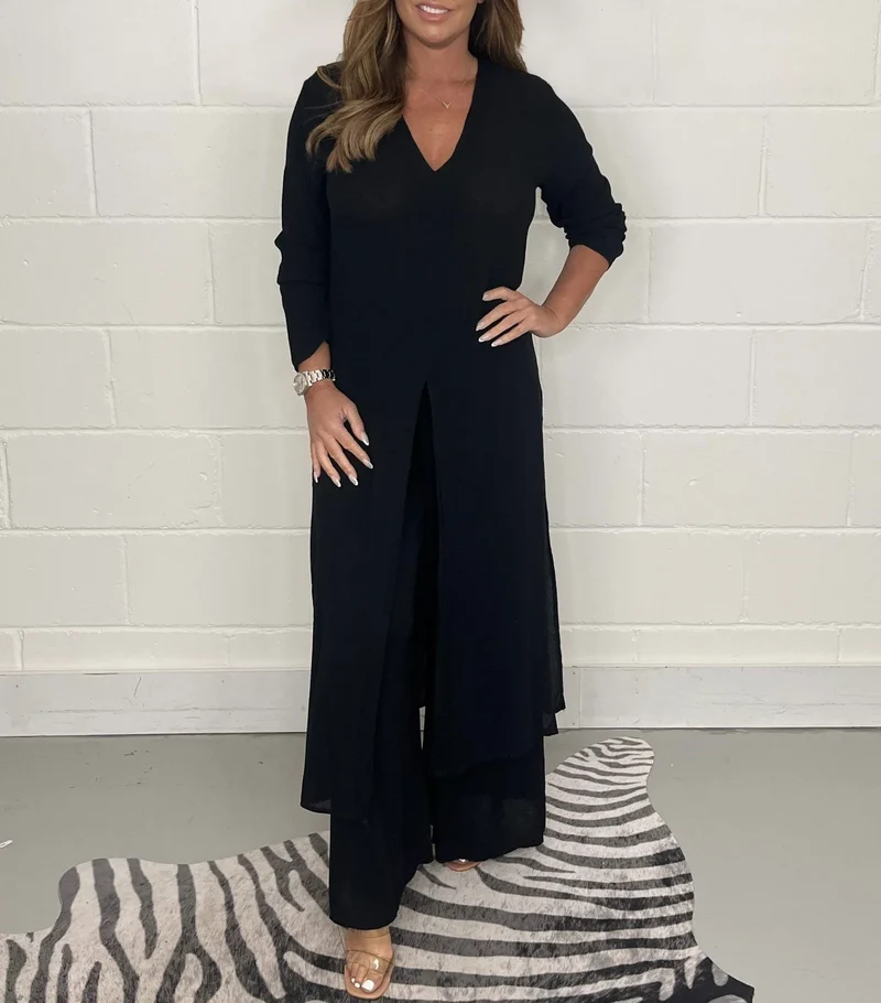 Cherly™ Ensemble Douillet à Deux Pièces