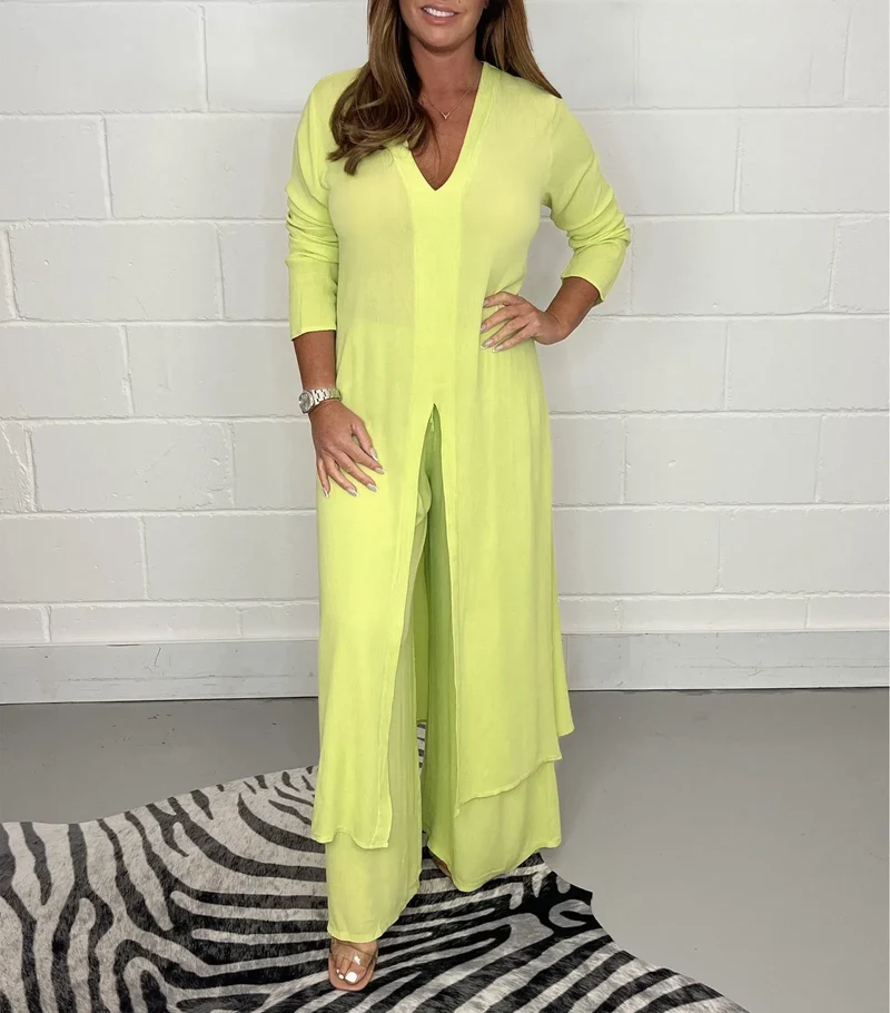 Cherly™ Ensemble Douillet à Deux Pièces