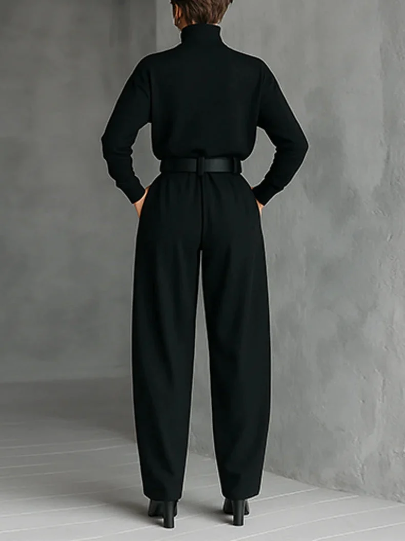 Ensemble Élégant Jessica™ : Haut Chic et Pantalons Droits