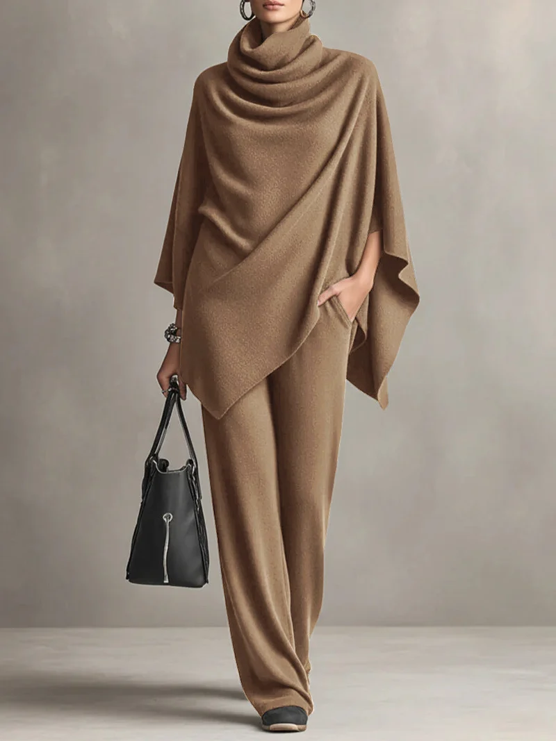 Sabriina™ | Ensemble Chic à Drapé Deux Pièces