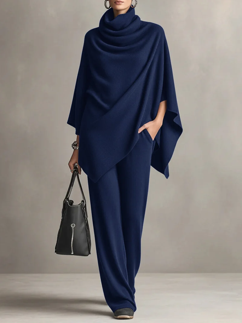 Sabriina™ | Ensemble Chic à Drapé Deux Pièces
