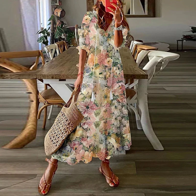 Anna | robe maxi bohème
