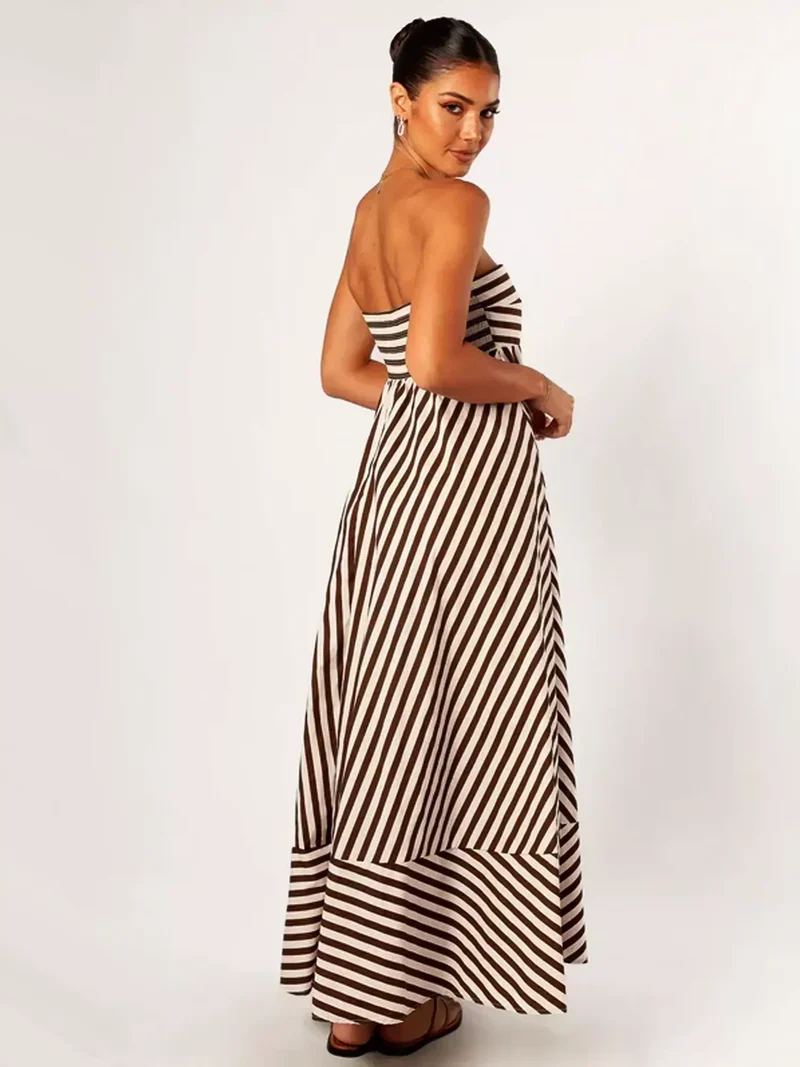 Damaris | Robe Maxi Froncée Confortable et Élégante