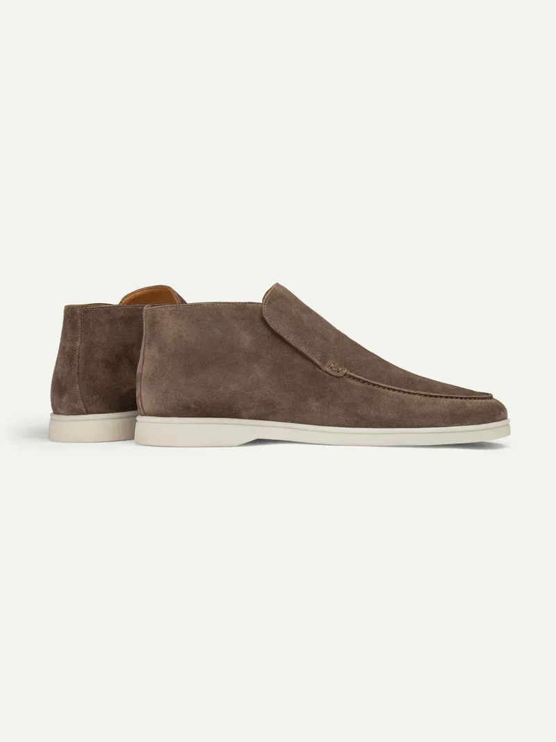 Mocassins de ville en daim avec confort pour hommes