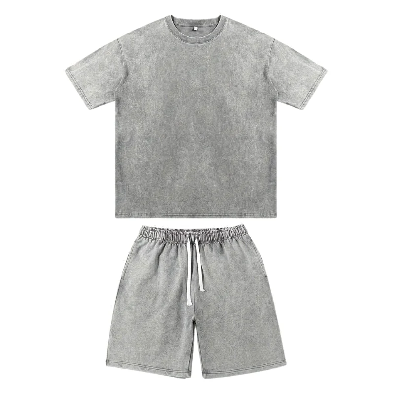 Ricardo | Ensemble Décontracté Doux et Confortable de Shorts et Chemise pour Homme