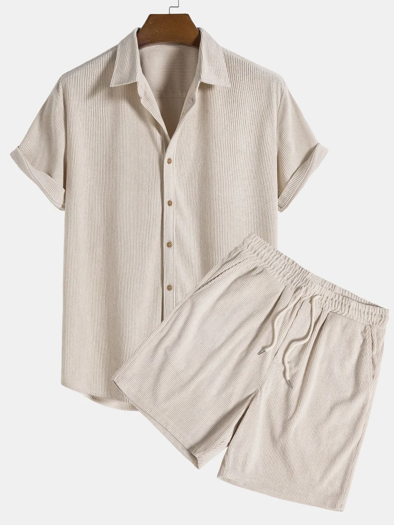 Kareem | Ensemble Polo Shirt et Shorts Stylé pour Hommes