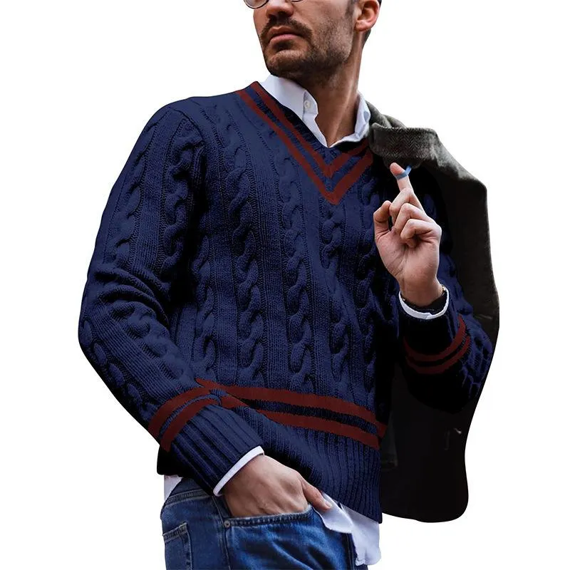 Wolfgang | Pull en maille style old-money pour homme, idéal pour l’automne