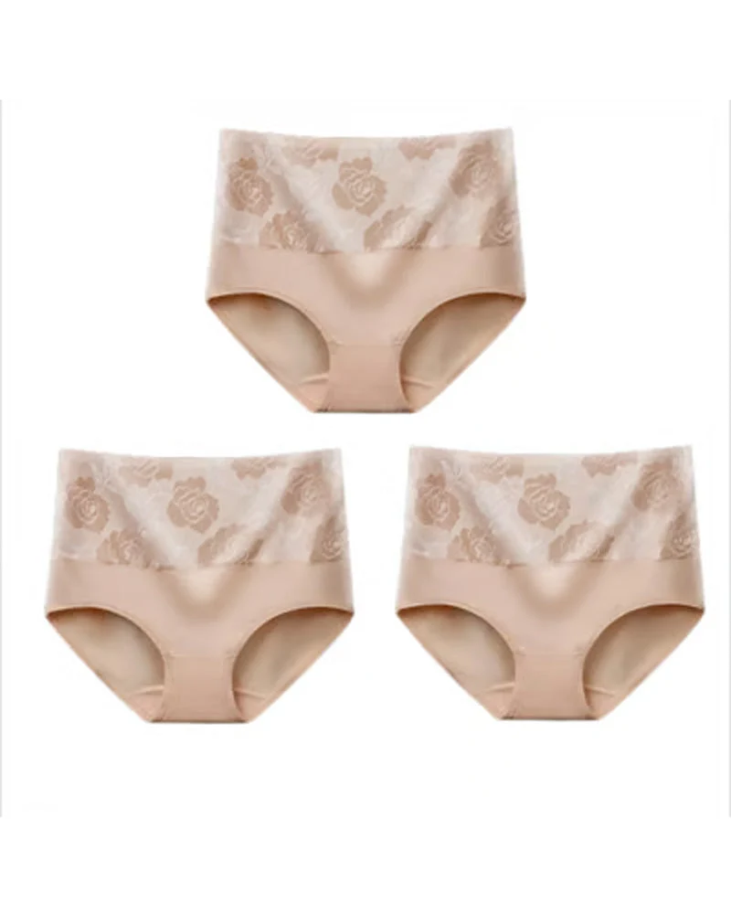 🔥 Culotte Femme Taille Haute Gain De Ventre En Coton Pur, Grande Taille