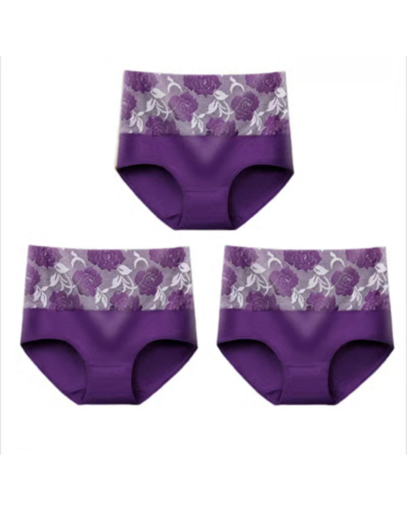🔥 Culotte Femme Taille Haute Gain De Ventre En Coton Pur, Grande Taille