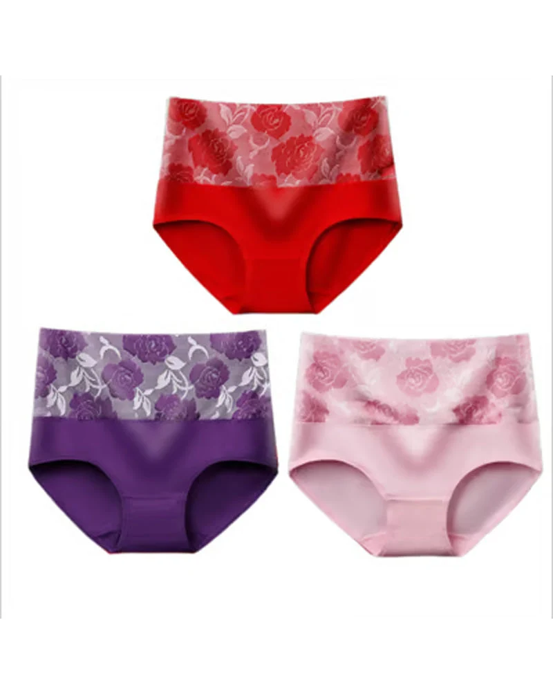 🔥 Culotte Femme Taille Haute Gain De Ventre En Coton Pur, Grande Taille