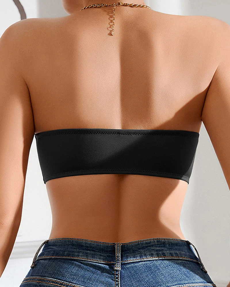 Lingerie Fermeture Devant Sans Armatures Sans Bretelles