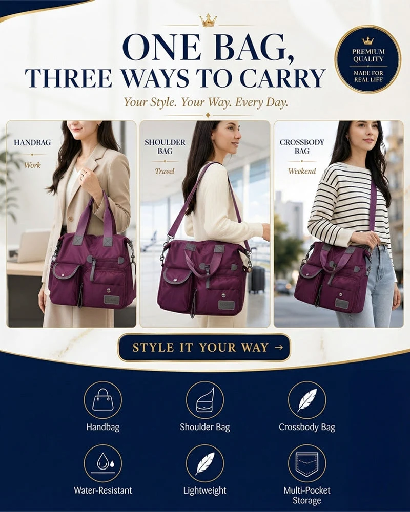Sac fourre-tout imperméable grande capacité pour femmes