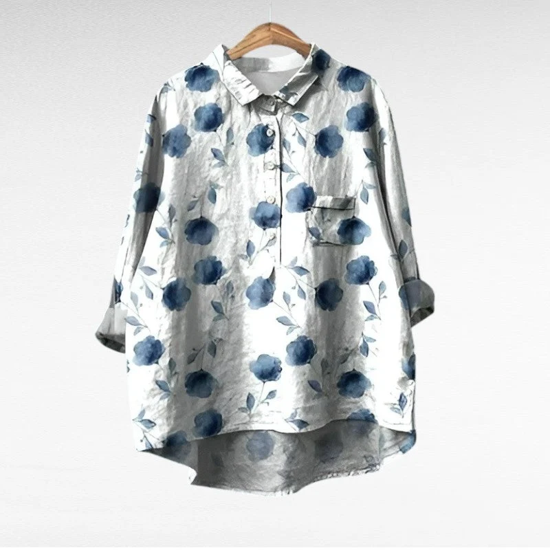 DELACROIX | Chemise Élégante à Motif Émilie (1+1 GRATUIT!)