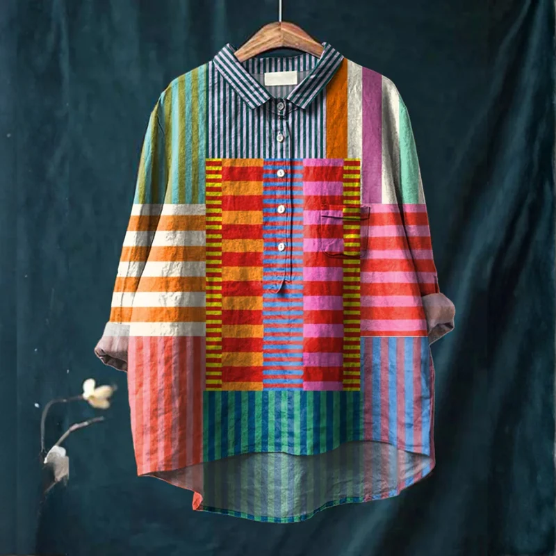 DELACROIX | Chemise Élégante à Motif Élise