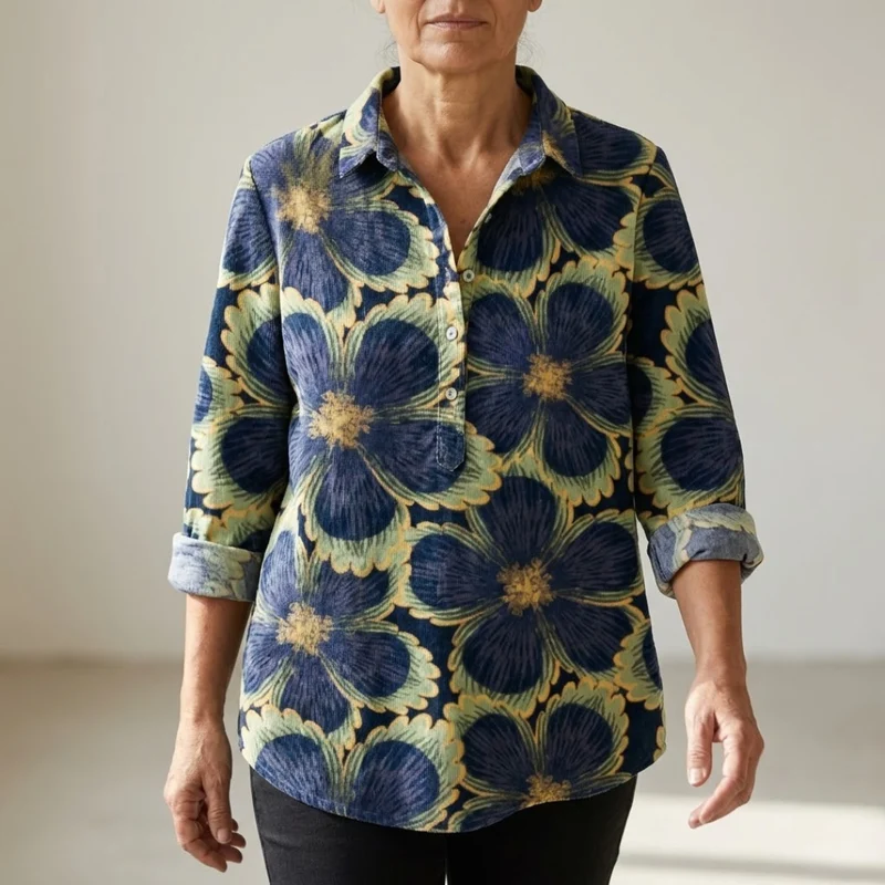 DELACROIX | Chemise Élégante à Motif Delphine