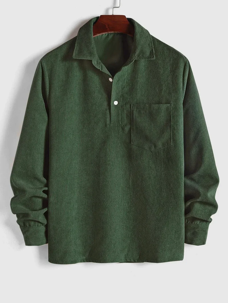 Reese | Pull en Velours Côtelé au Tissu Élégant pour Homme