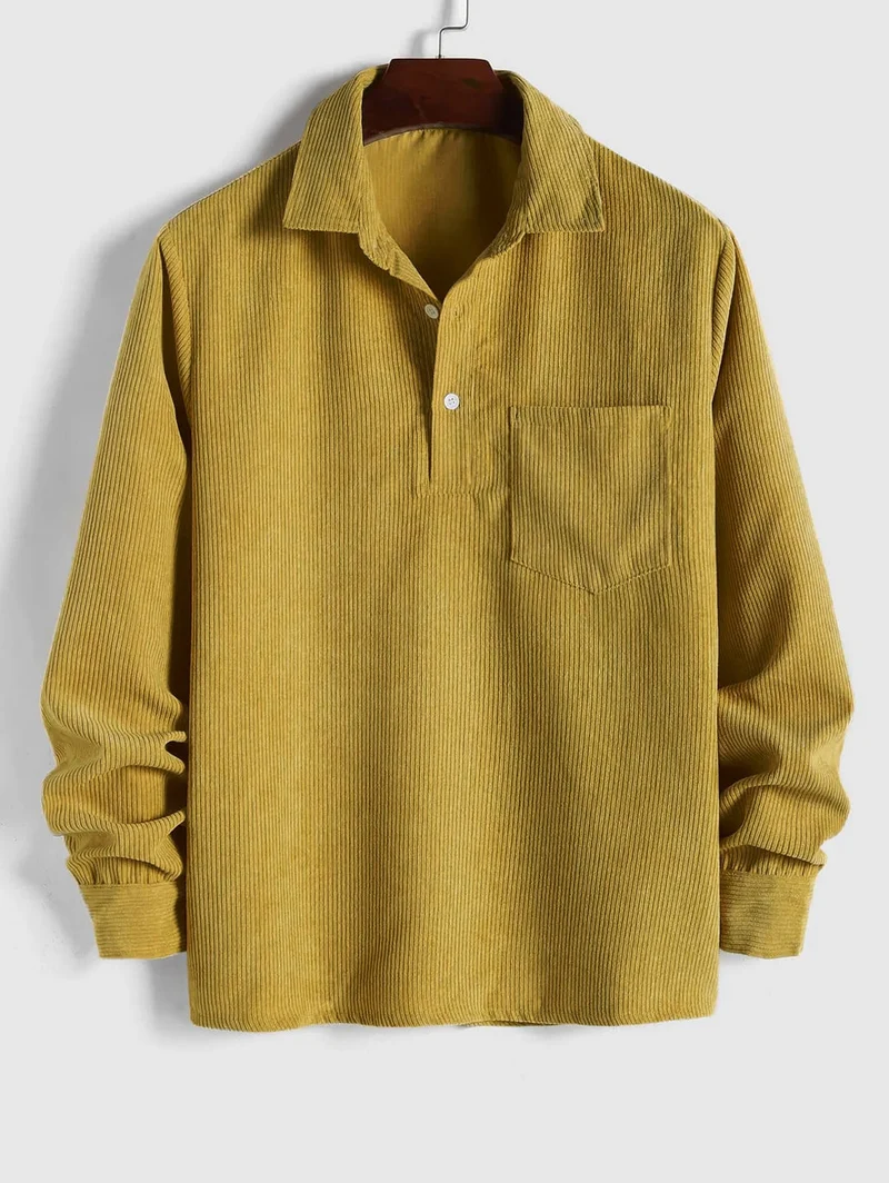 Reese | Pull en Velours Côtelé au Tissu Élégant pour Homme