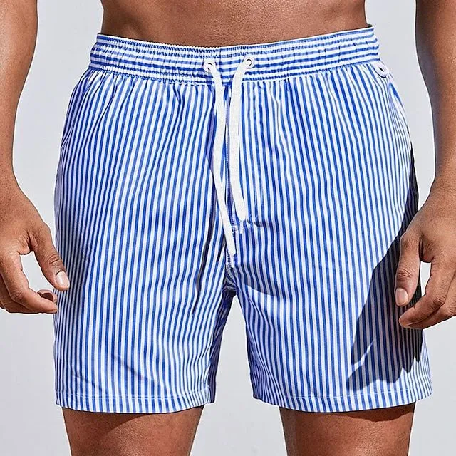 Azlan | Short de Bain Classique et Élégant à Rayures pour Homme