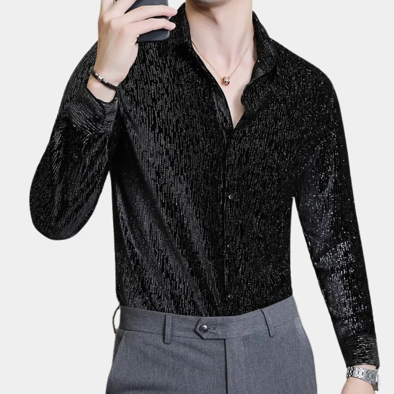 Cesare | Chemise Élégante à Boutons pour Hommes