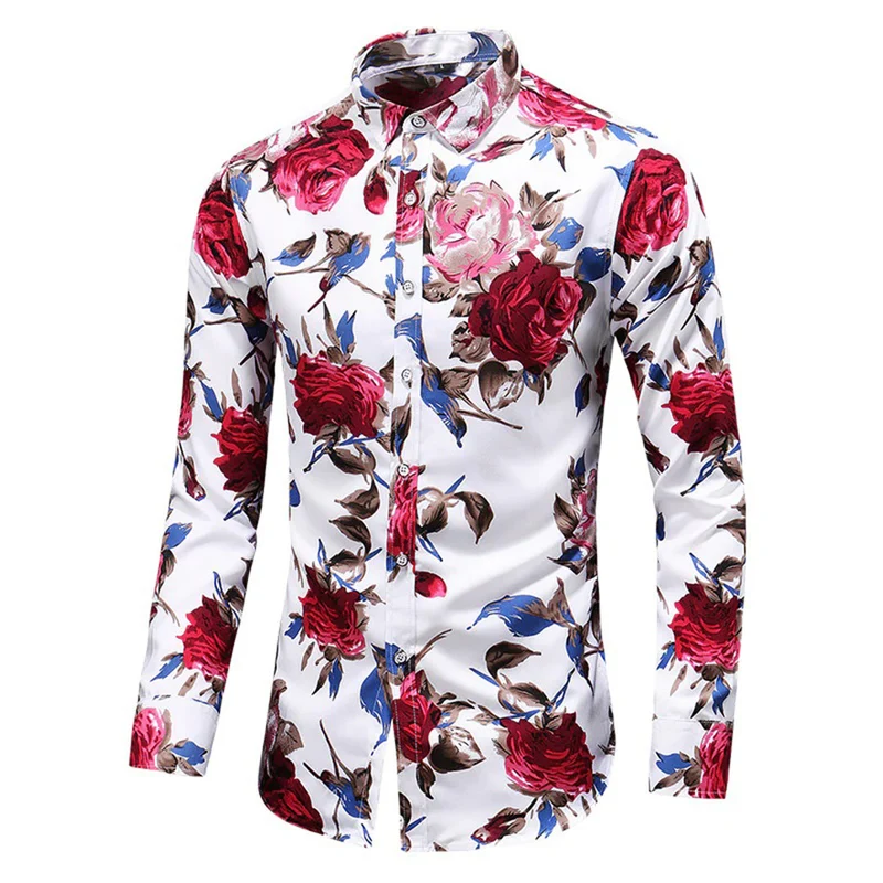 Enrique | Chemise Florale de Luxe pour Hommes au Design Romantique