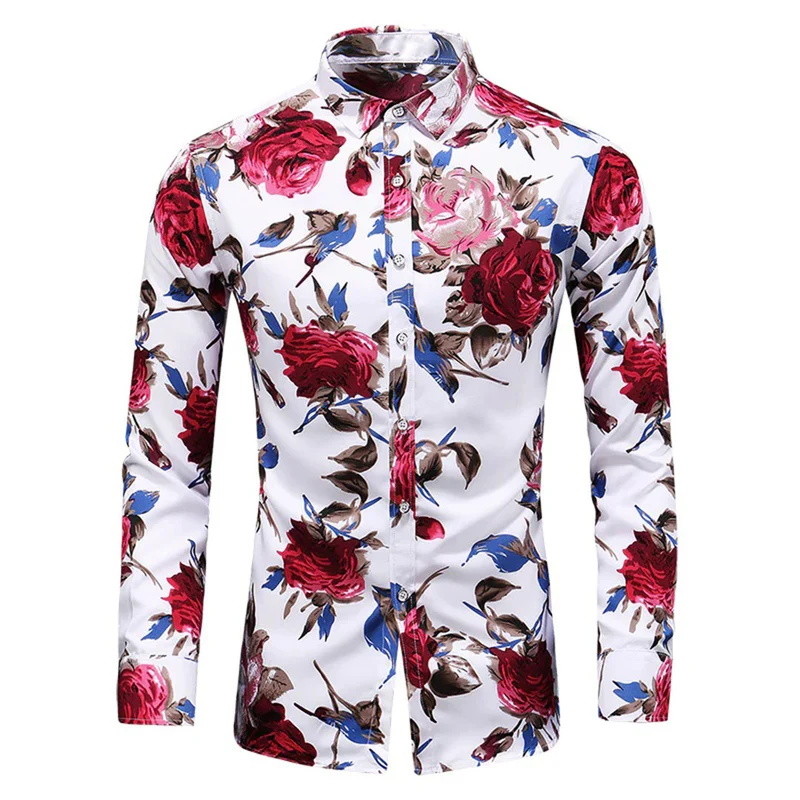 Enrique | Chemise Florale de Luxe pour Hommes au Design Romantique