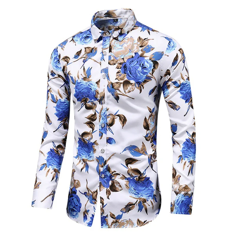 Enrique | Chemise Florale de Luxe pour Hommes au Design Romantique