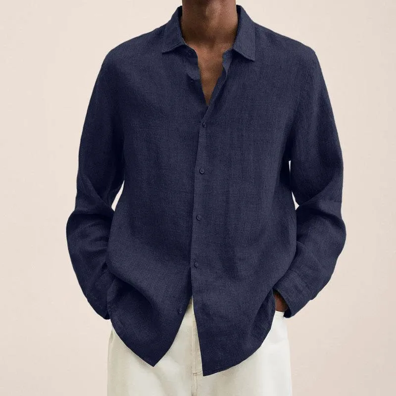 Giovanni | Chemise élégante en lin pour homme