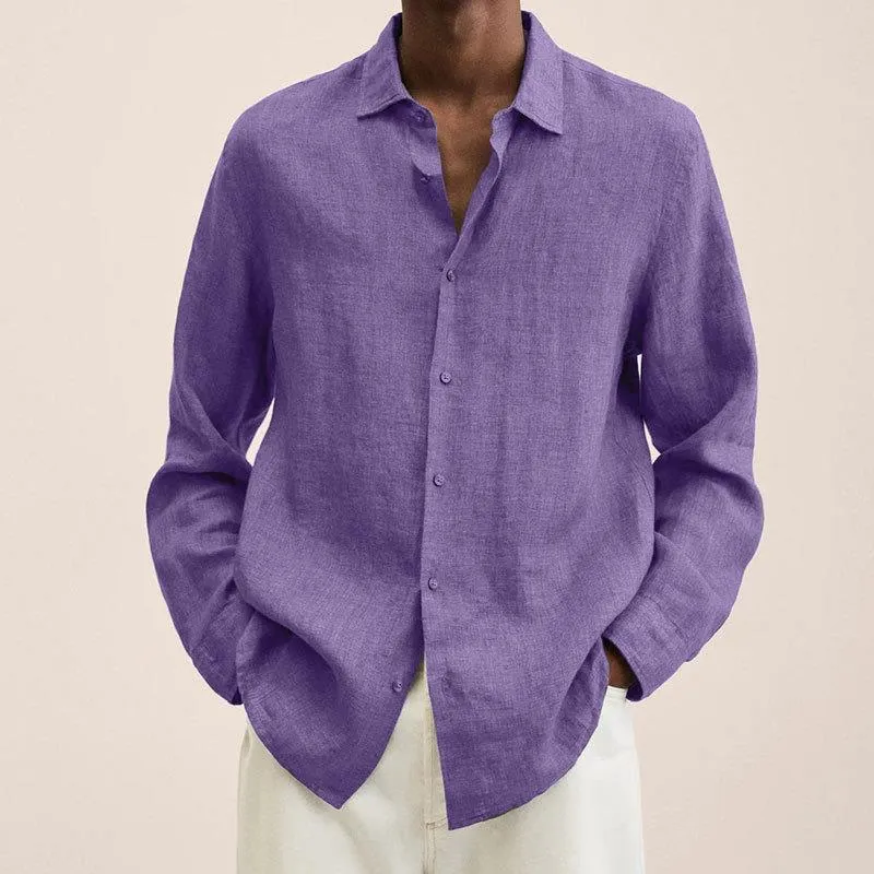 Giovanni | Chemise élégante en lin pour homme
