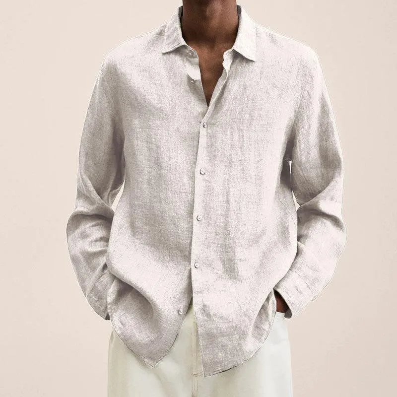 Giovanni | Chemise élégante en lin pour homme