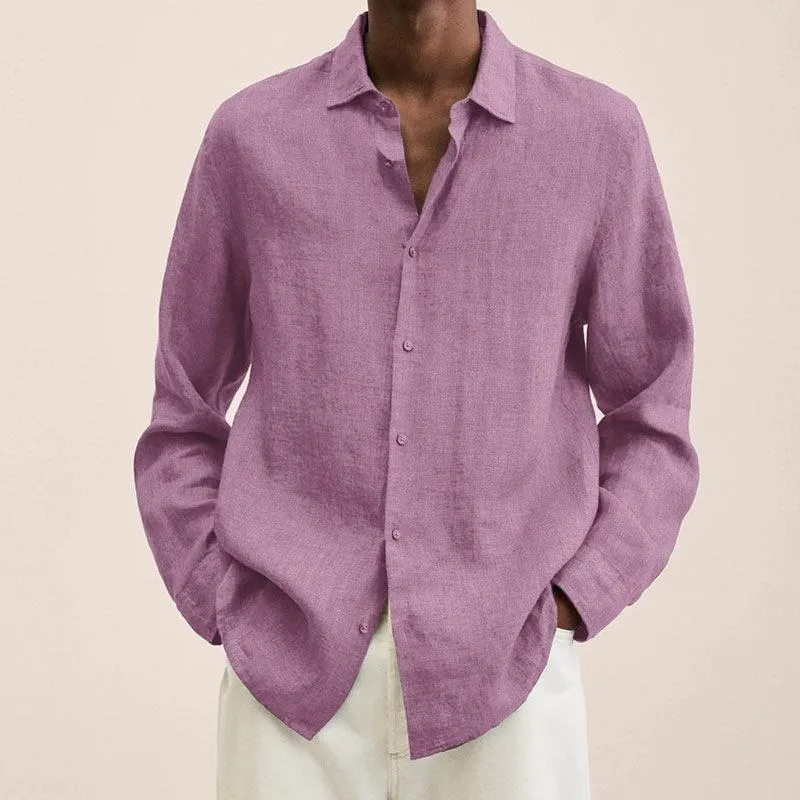 Giovanni | Chemise élégante en lin pour homme