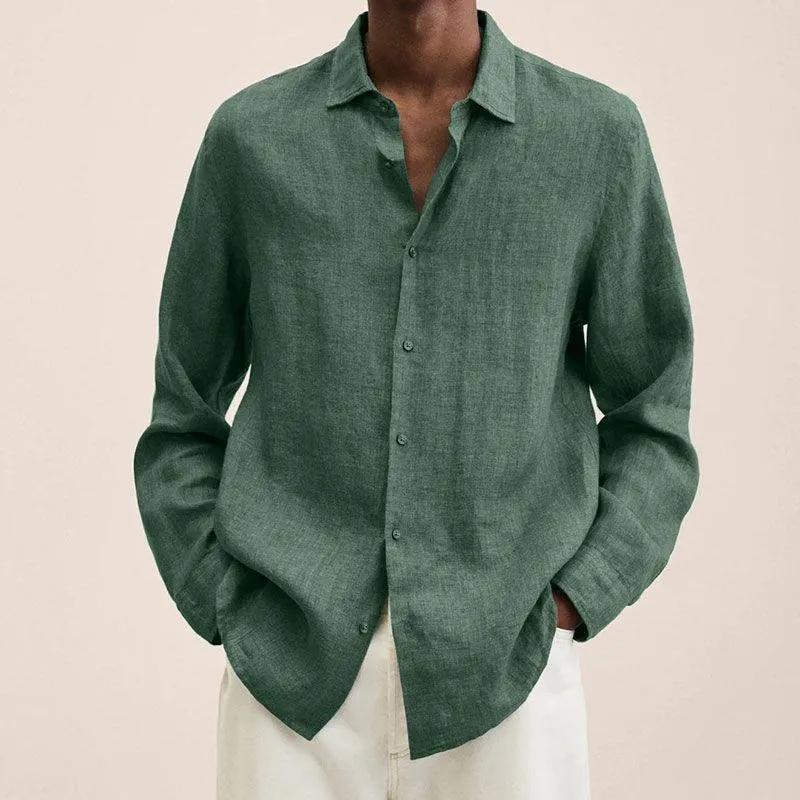Giovanni | Chemise élégante en lin pour homme