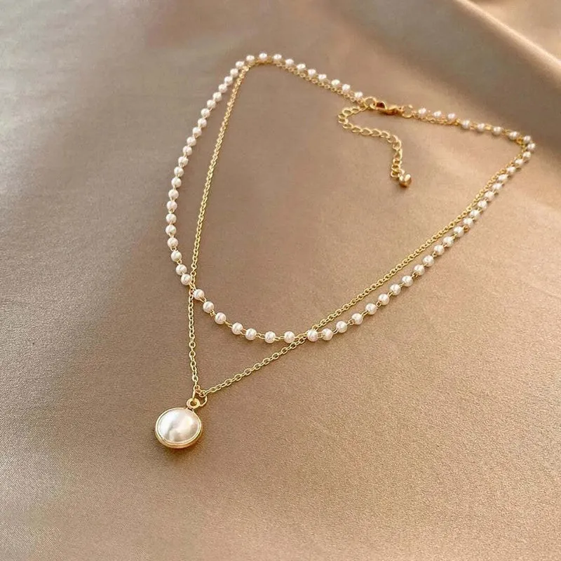 Collier de Perles Brillantes