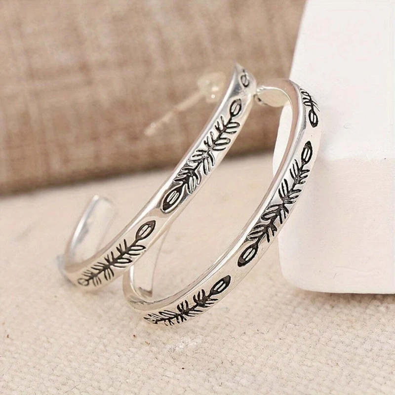 Boucles d'Oreilles Créoles Argentées Élégantes